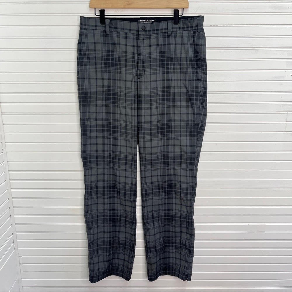 Nike Golf DRI - FIT Tour Performance Plaid Pants Size 34x32